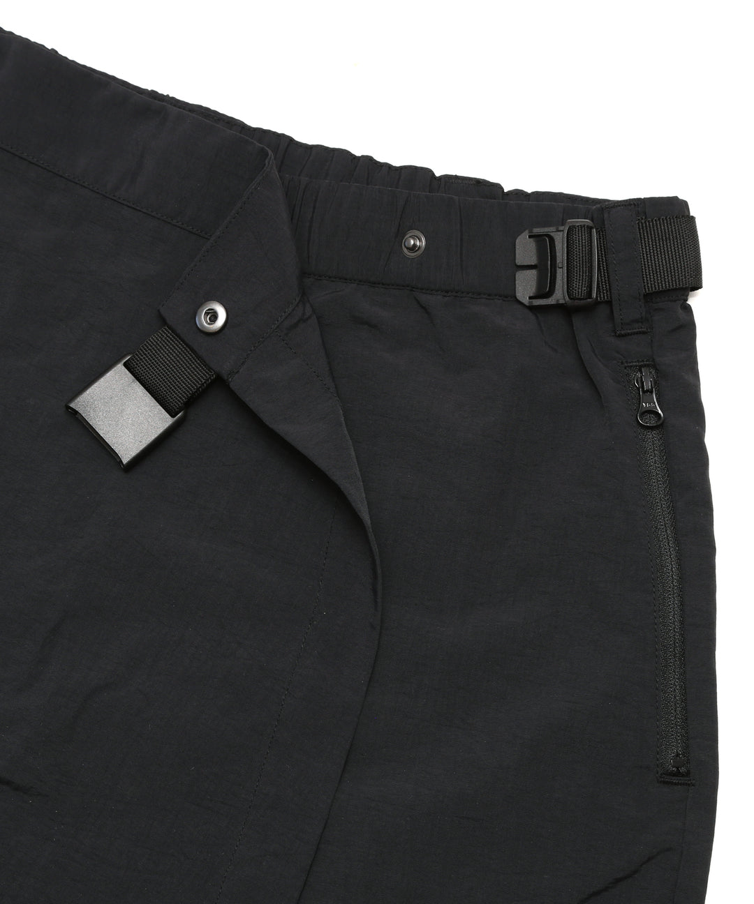 renoma golf × PGC NYLON WRAP SHORTS BLACK