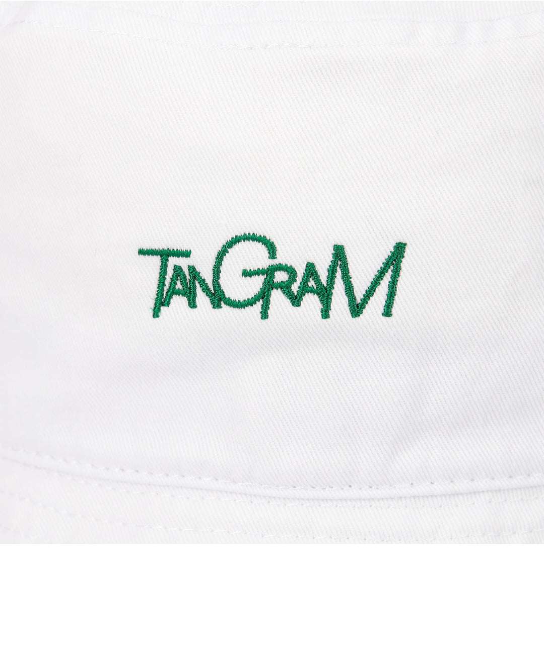 TANGRAM×PGC BUCKET HAT WHITE