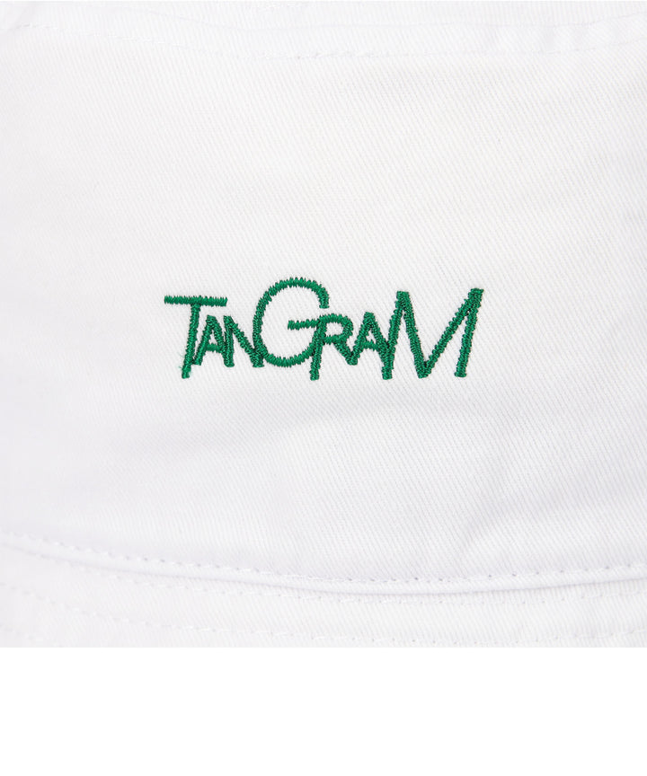 TANGRAM×PGC BUCKET HAT WHITE