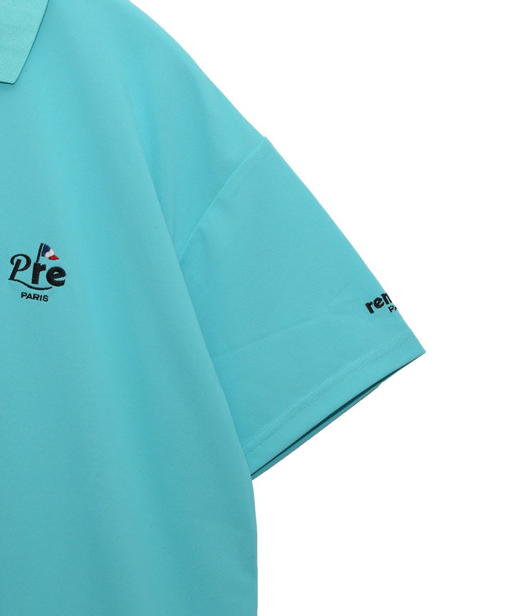 renoma golf × PGC SS POLO SHIRTS BLUE