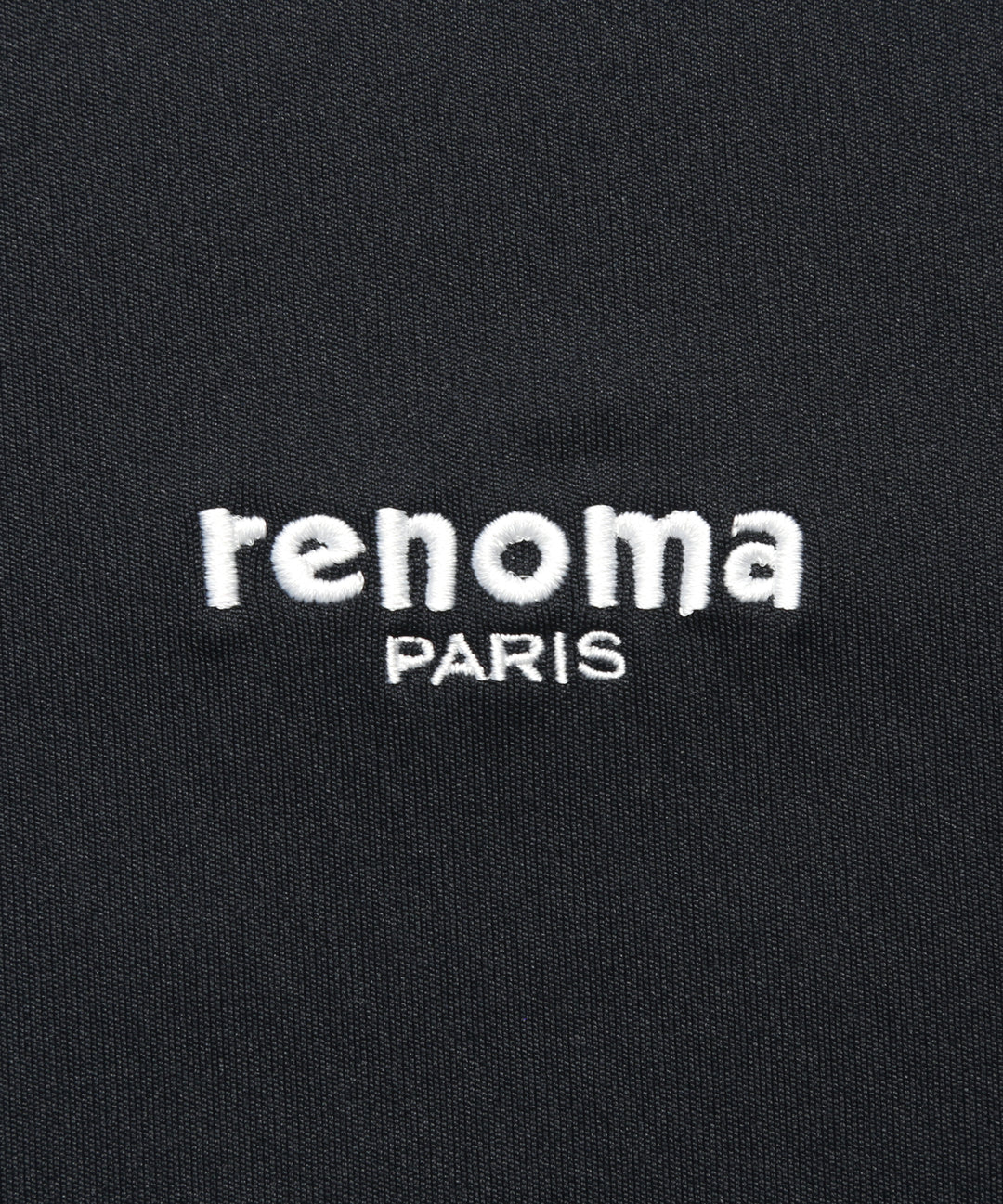 renoma golf × PGC SS MOCK NECK BLACK
