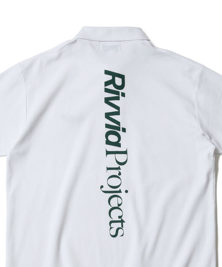 Rivvia Projects × PGC FLAG POLO WHITE