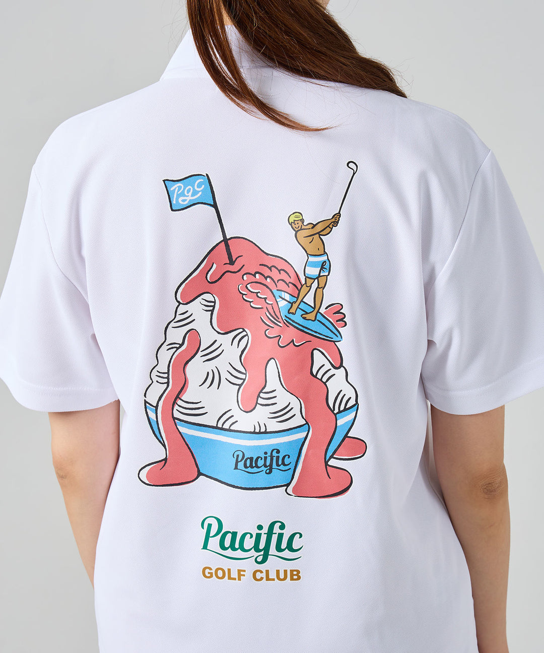 【WOMEN】GOLF & SHAVED ICE POLO SHIRT