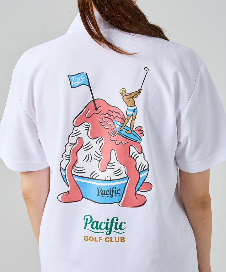 【WOMEN】GOLF & SHAVED ICE POLO SHIRT