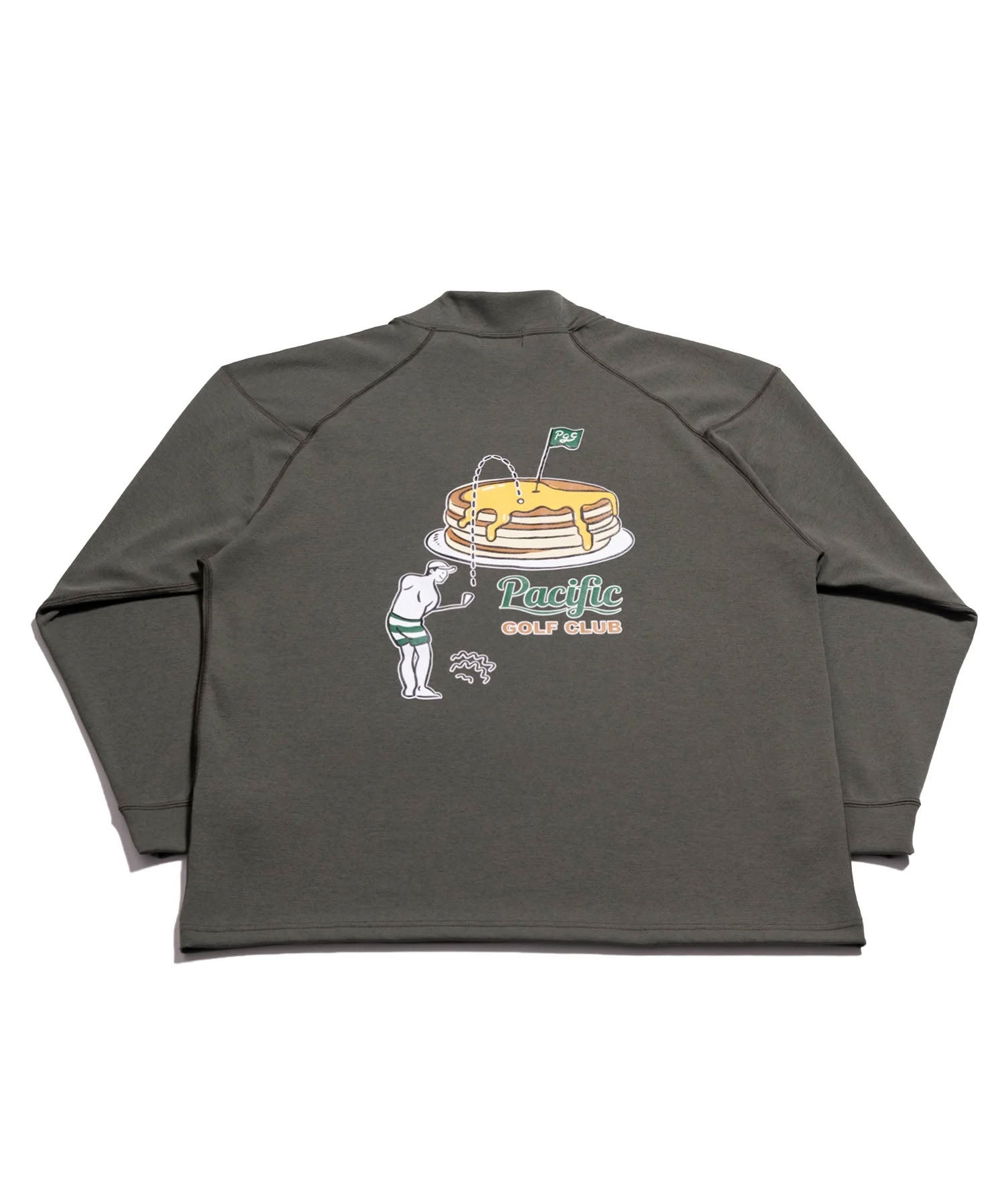 Pacific Golf Club BOLT×PGC MOCK NECK TEE Pacific GOLF CLUB tシャツ LIGHTNING BOLT×PGC MOCK NECK TEE