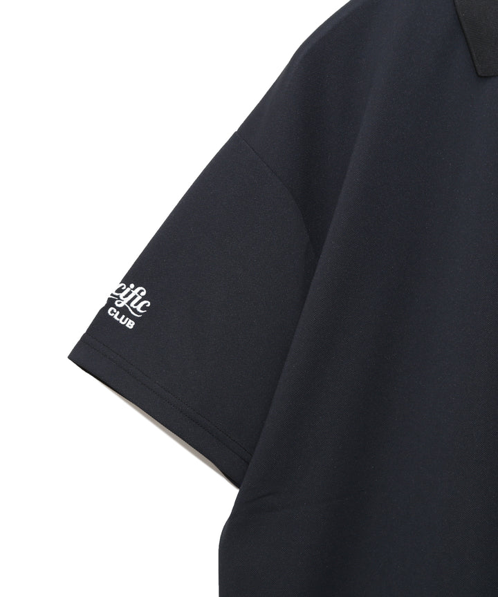 renoma golf × PGC SS POLO SHIRTS BLACK