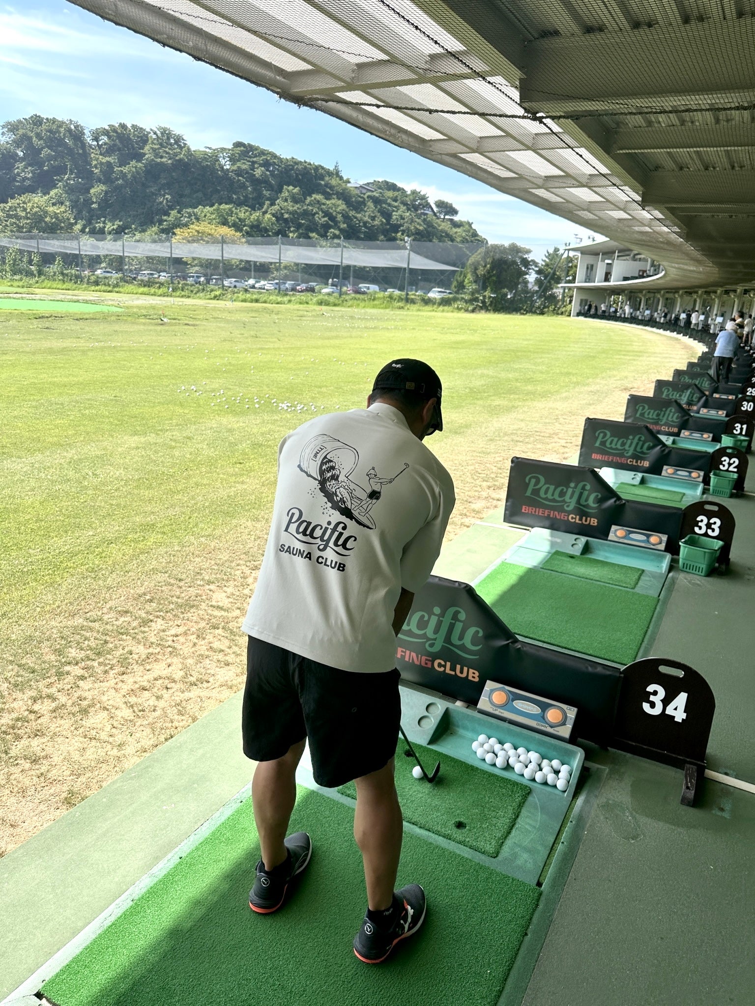 LIGHTNING BOLT×PGC MOCK NECK TEE – Pacific GOLF CLUB