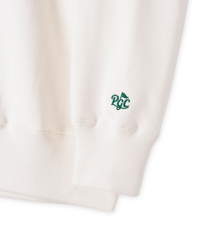 CUP & SURFER CREW-NECK SWEAT OFF WHITE