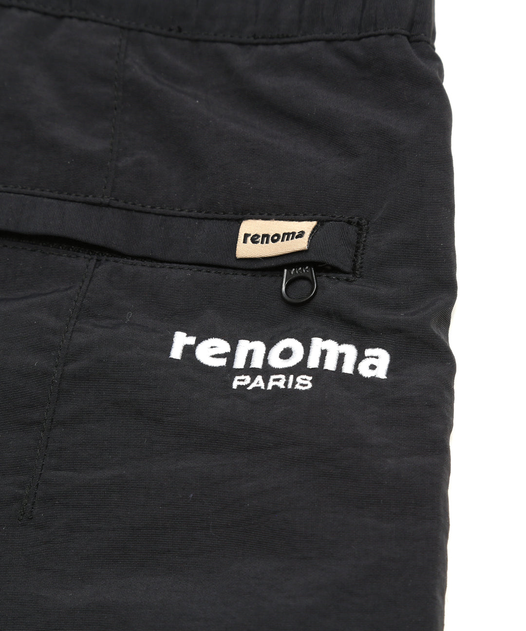 renoma golf × PGC NYLON WRAP SHORTS BLACK