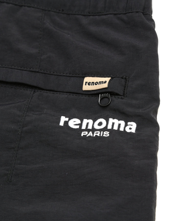 renoma golf × PGC NYLON WRAP SHORTS BLACK