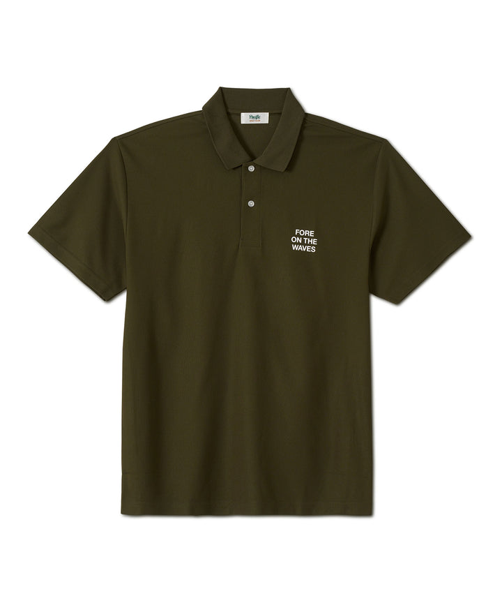 FORE ON THE WAVES POLO SHIRT 2 OLIVE