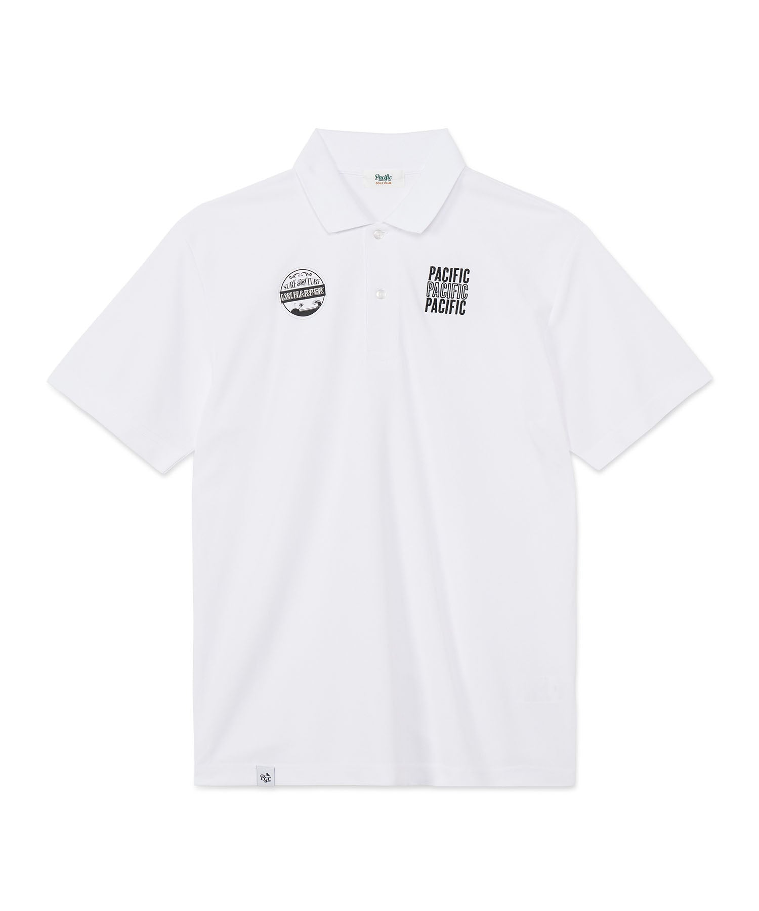 Pacific Golf Club ホワイトポロシャツ FR2 GOLF × Pacific Golf Club ポロシャツ ホワイト