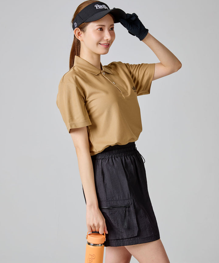 【WOMEN】GOLF & HAMBURGER POLO SHIRT