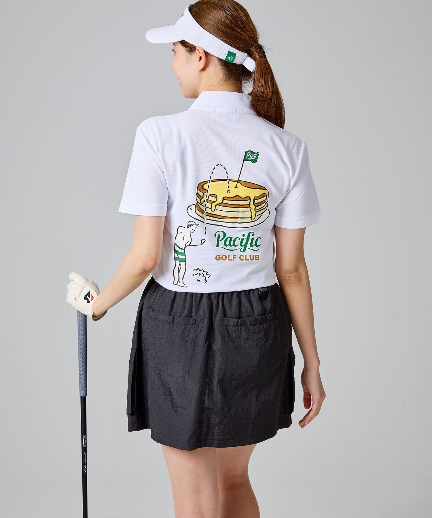 【WOMEN】GOLF & PANCAKE POLO SHIRT