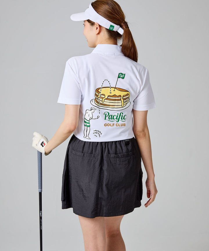 【WOMEN】GOLF & PANCAKE POLO SHIRT