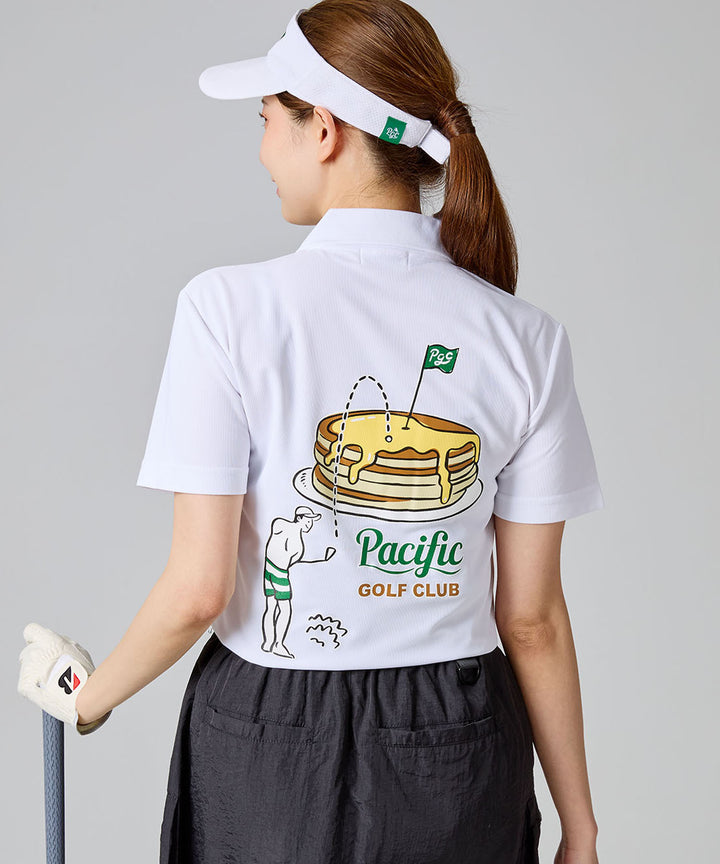 【WOMEN】GOLF & PANCAKE POLO SHIRT