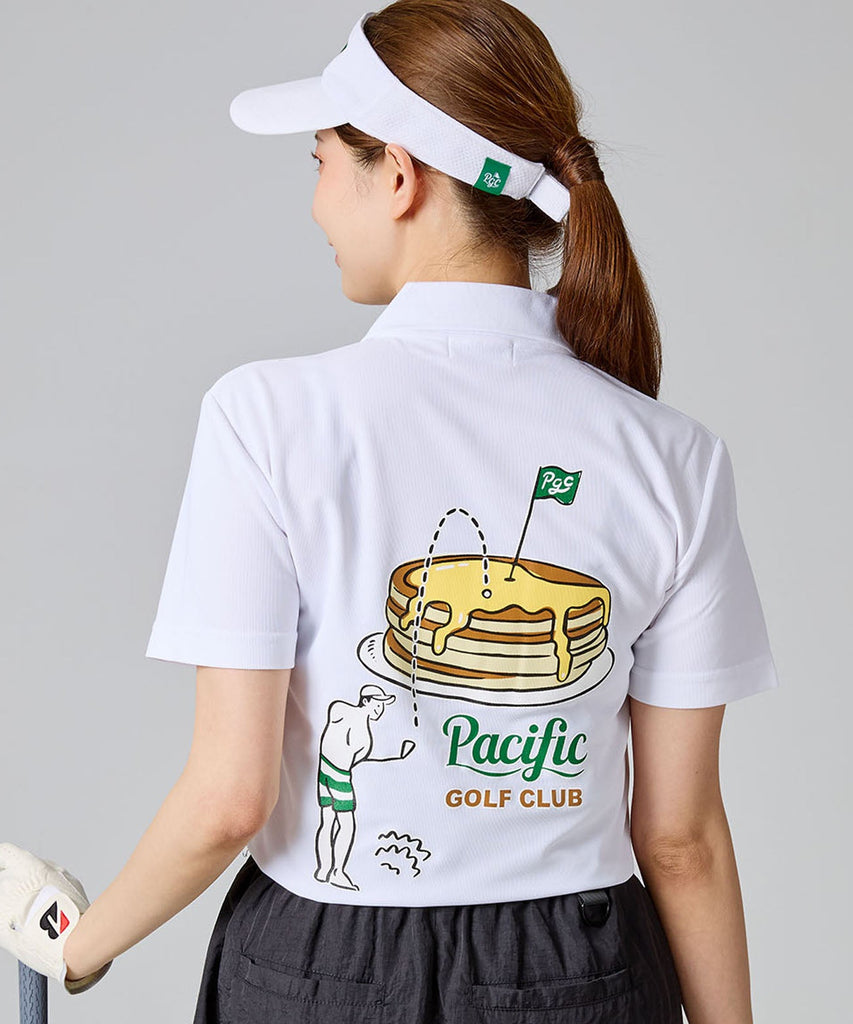 WOMEN】GOLF & PANCAKE POLO SHIRT – Pacific GOLF CLUB