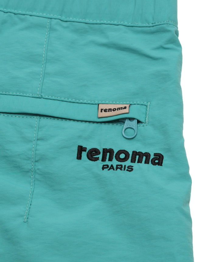 renoma golf × PGC NYLON WRAP SHORTS BLUE