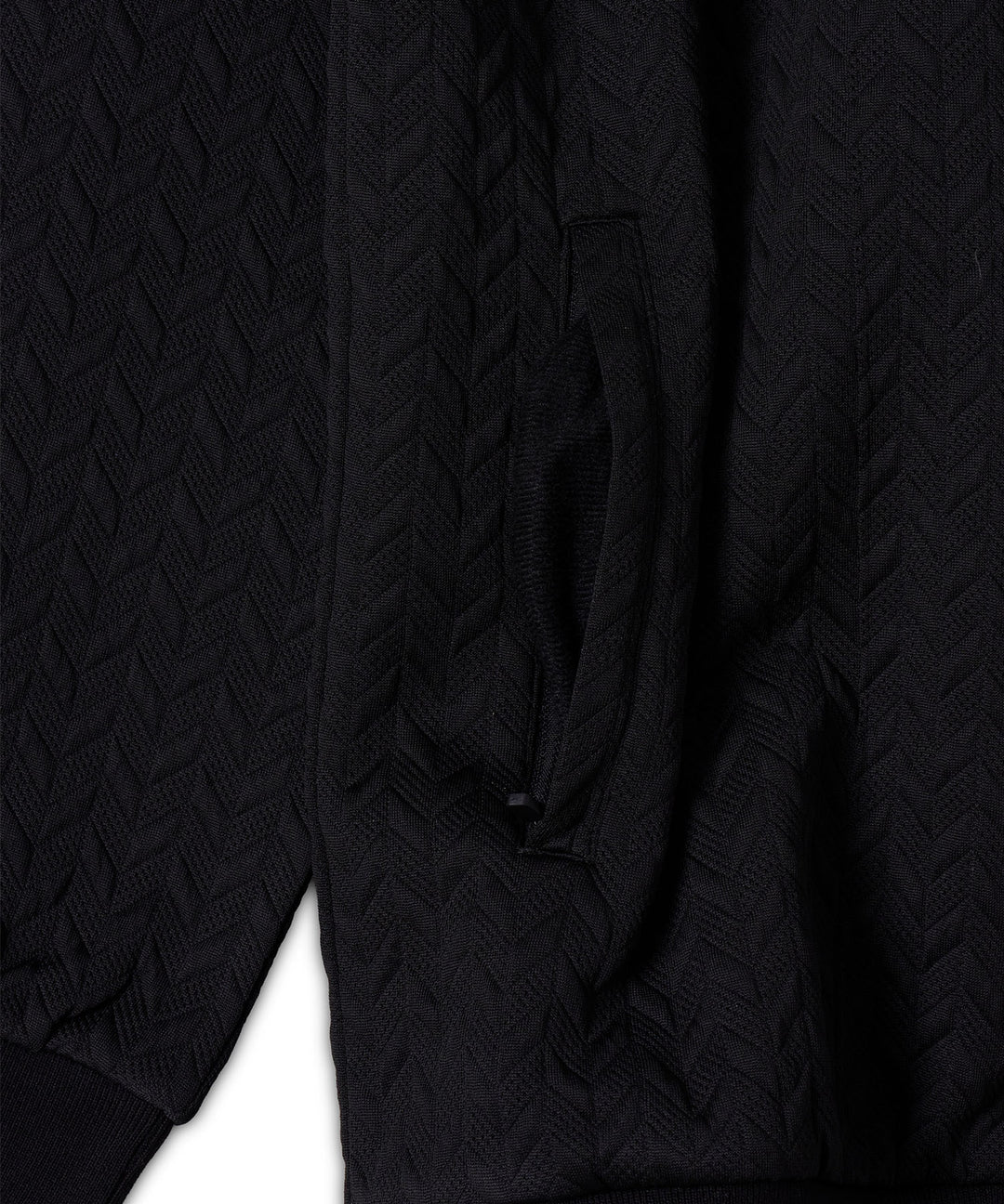 EMBOSS JQ ZIP BLOUSON BLACK
