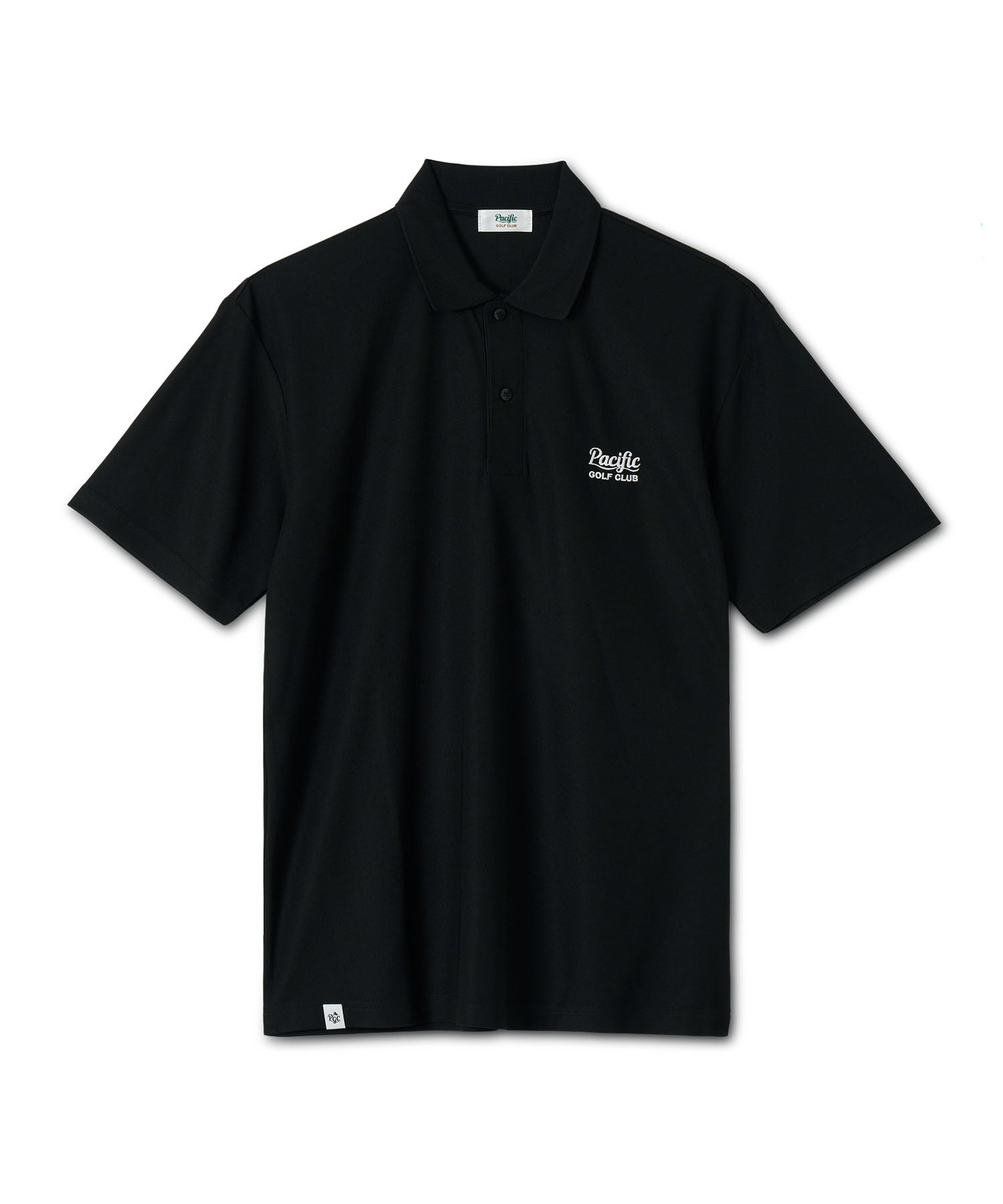 Pacific GOLF CLUB パシフィックゴルフクラブ ポロシャツ S 黒