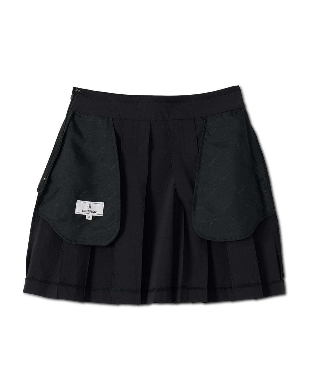 BRIEFING × PGC WS WR CORDURA FLARE SKIRT BLACK