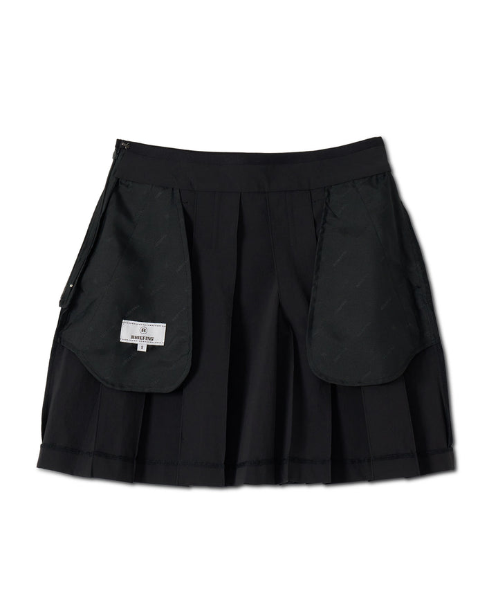 BRIEFING × PGC WS WR CORDURA FLARE SKIRT BLACK