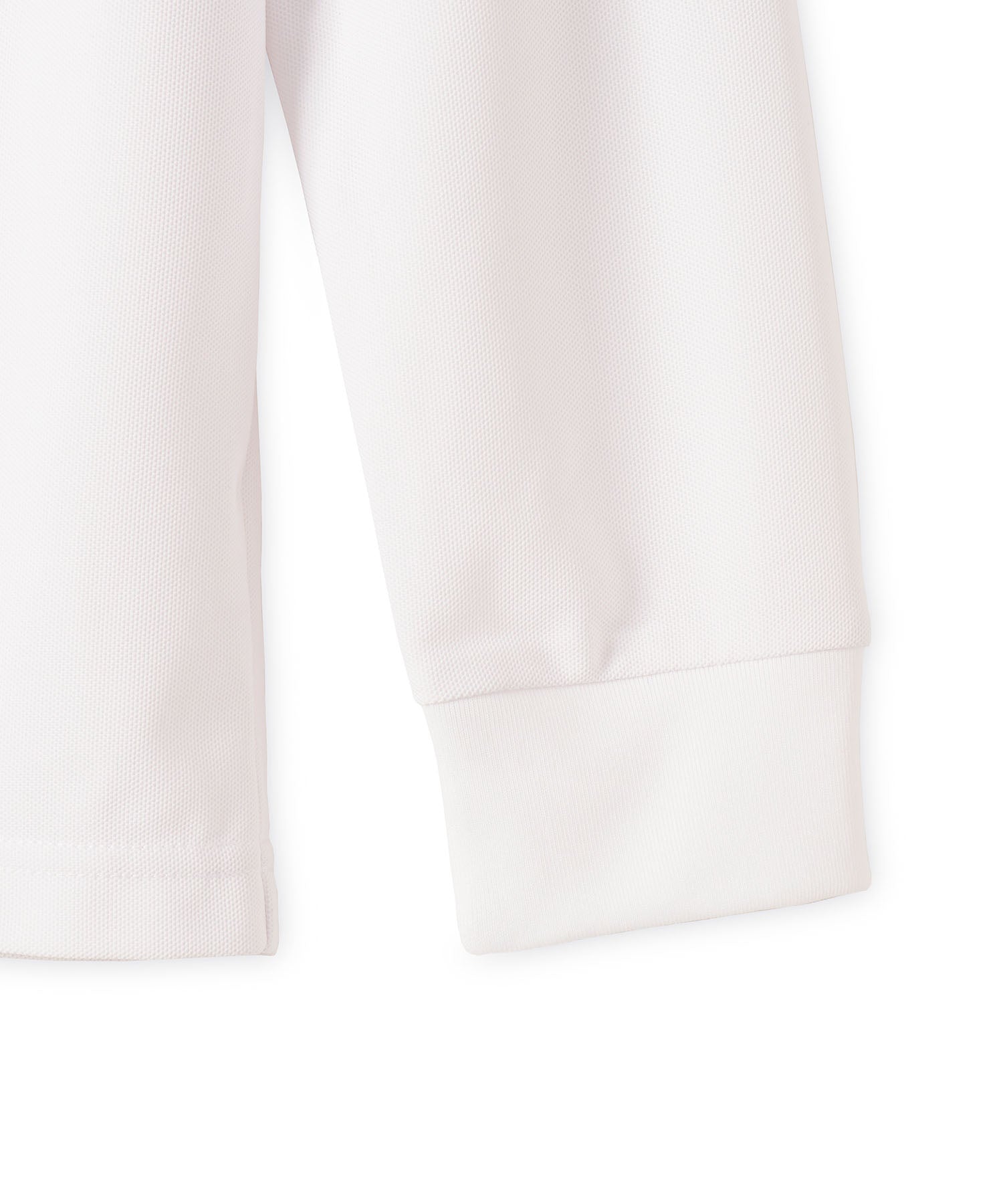 CUP & SURFER LONG SLEEVE POLO WHITE