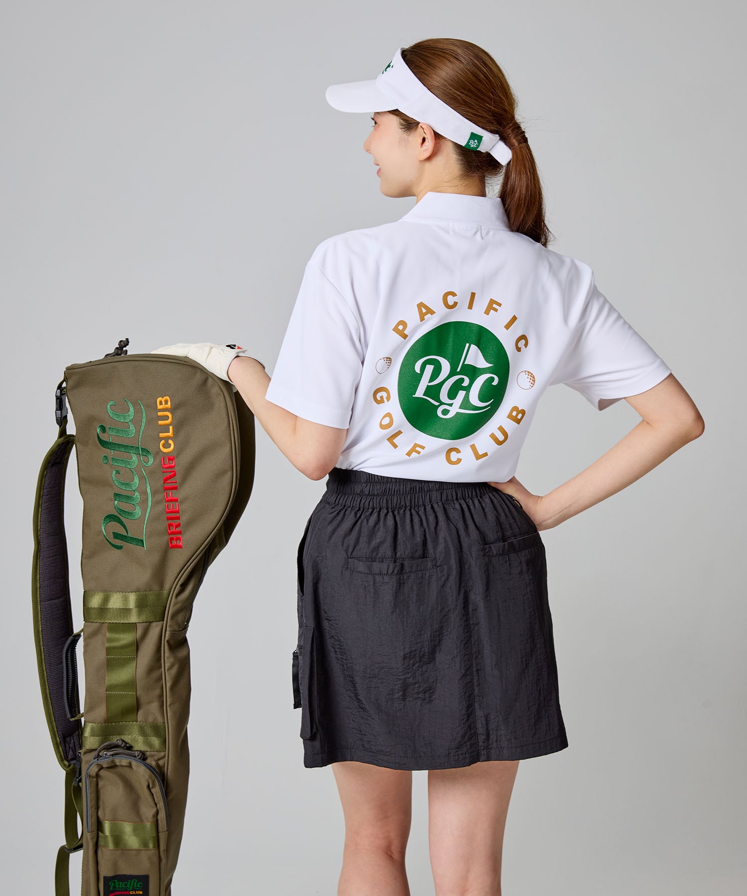 【WOMEN】PGC CIRCLE LOGO POLO SHIRT