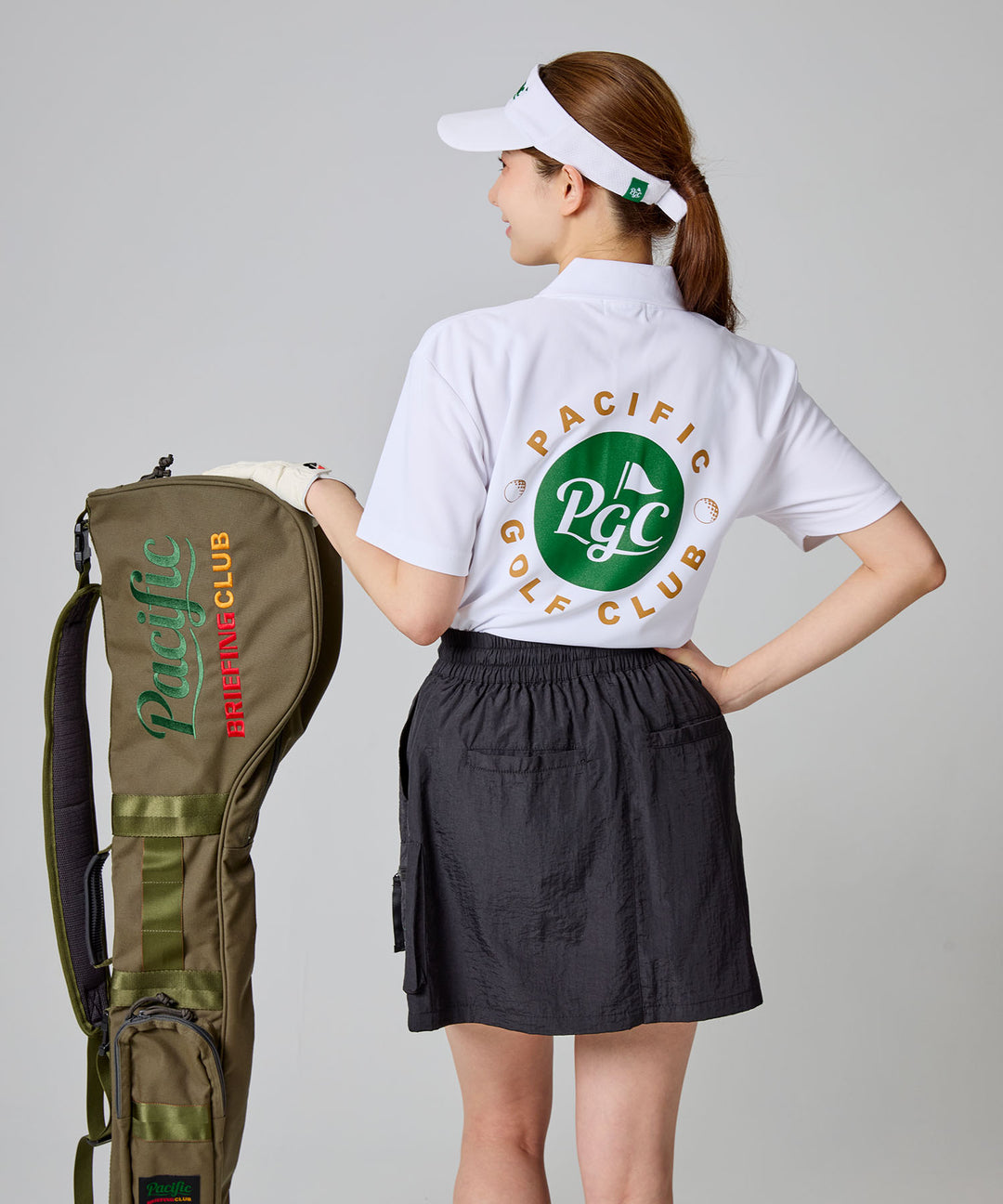 【WOMEN】PGC CIRCLE LOGO POLO SHIRT