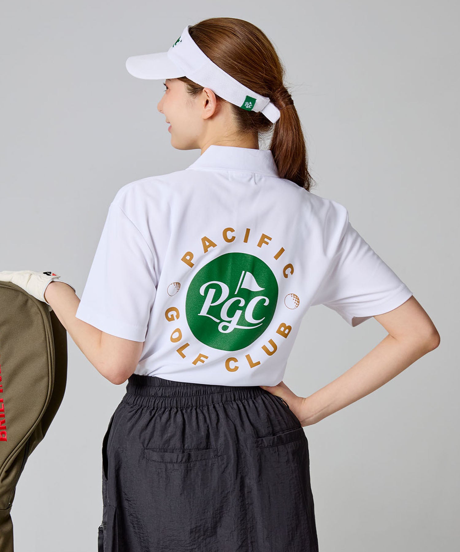 【WOMEN】PGC CIRCLE LOGO POLO SHIRT