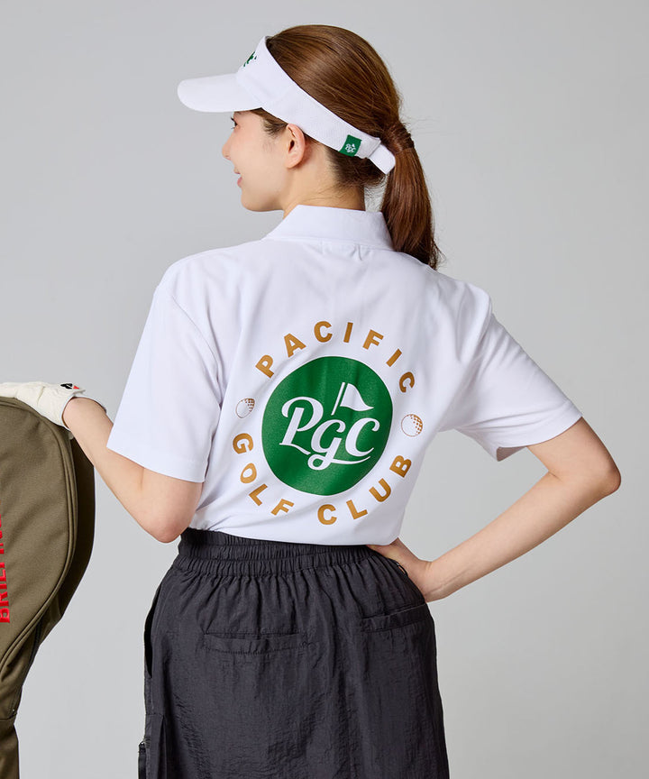 【WOMEN】PGC CIRCLE LOGO POLO SHIRT