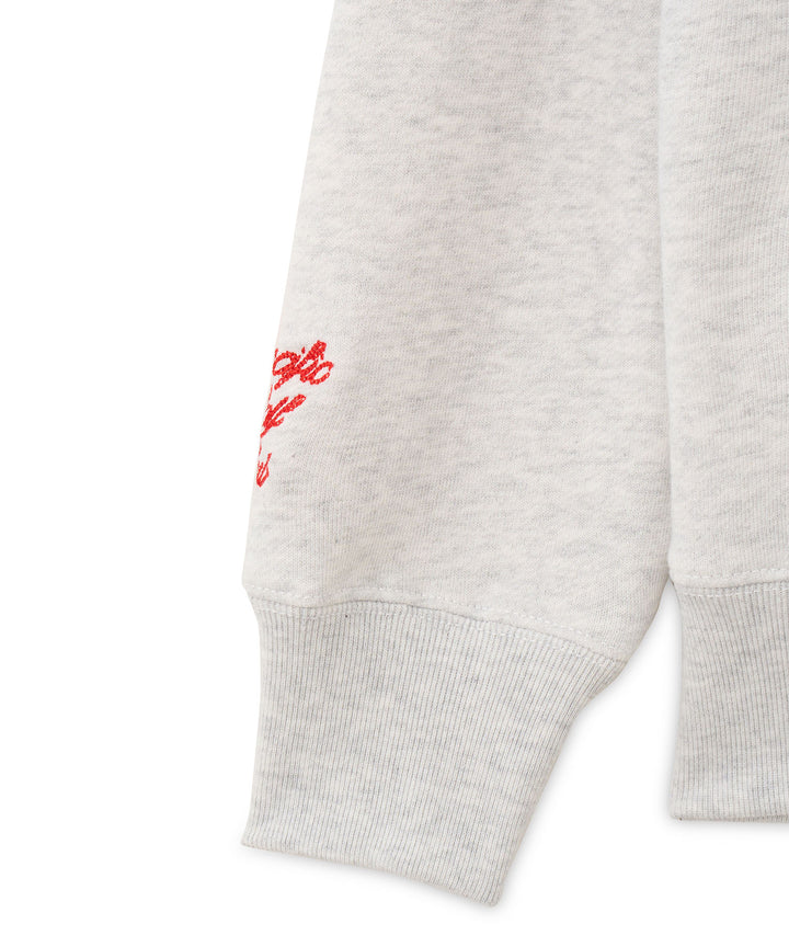BLACK KITE MASCOT CREW NECK SWEAT
