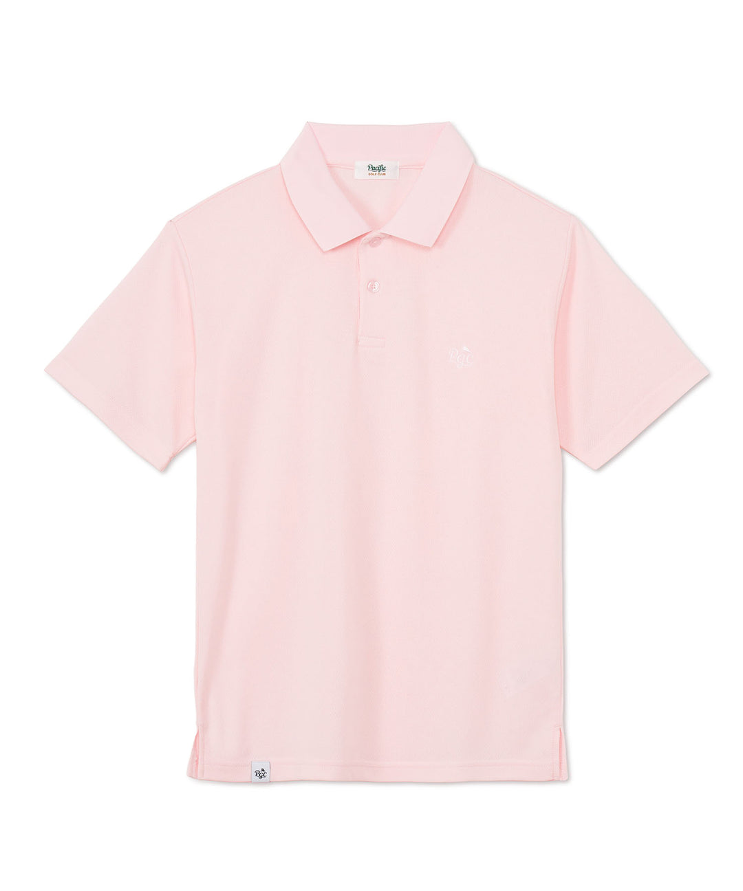 HALF SLEEVE POLO LAUREL PRINT PINK