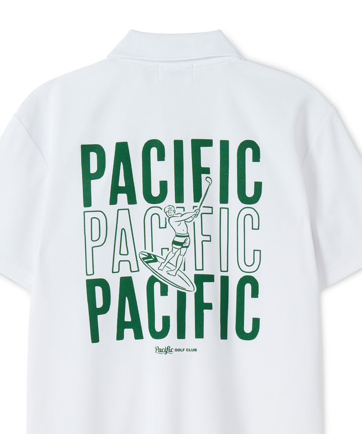 【WOMEN】TRIPLE PACIFIC LOGO POLO SHIRT