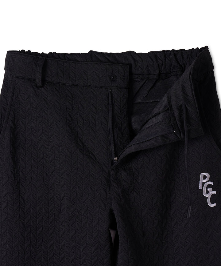 EMBOSS JQ PANTS BLACK
