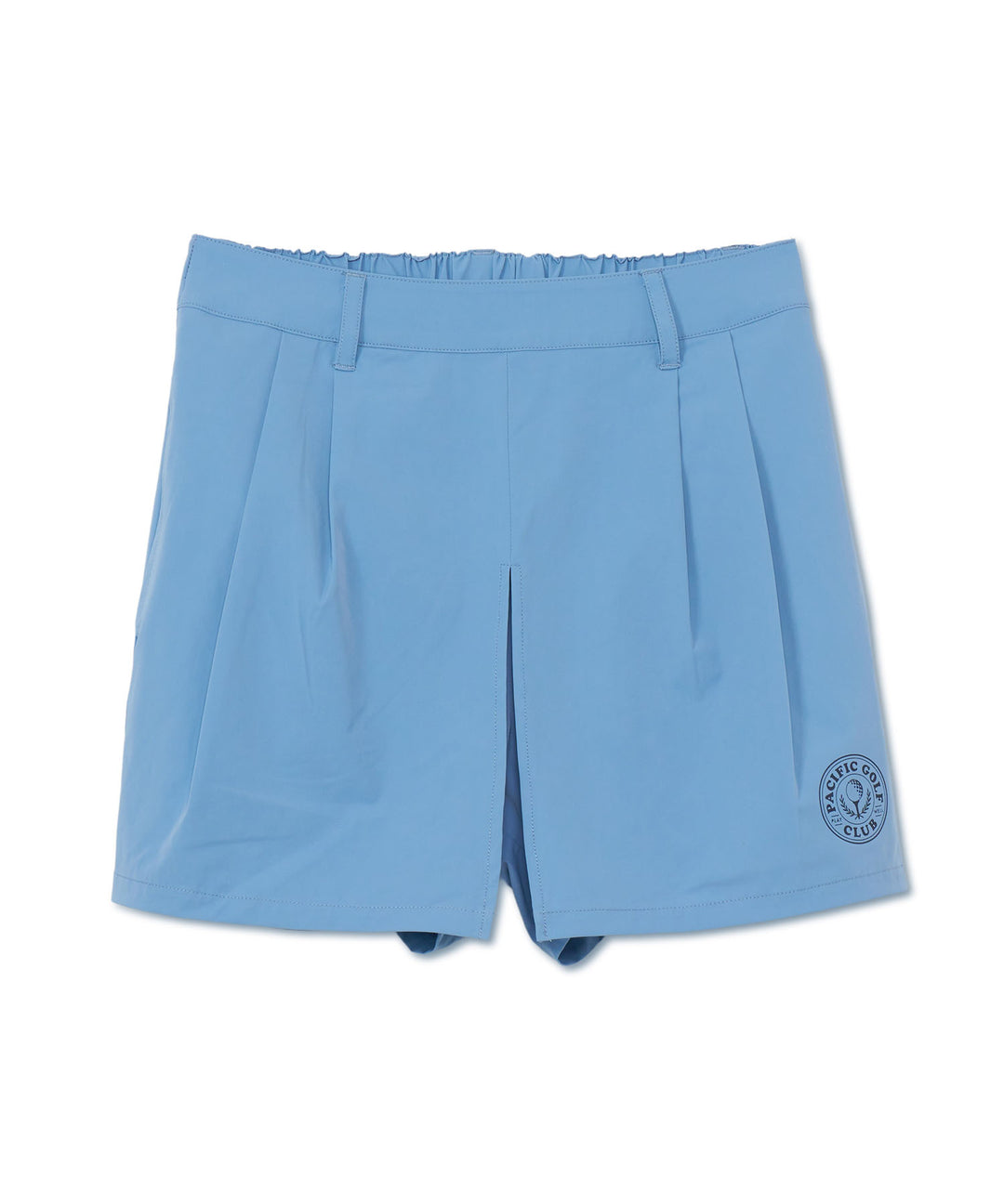 TUCK SHORT PANTS ASH BLUE