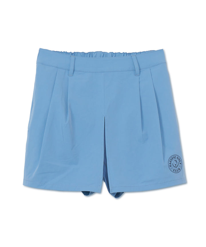 TUCK SHORT PANTS ASH BLUE