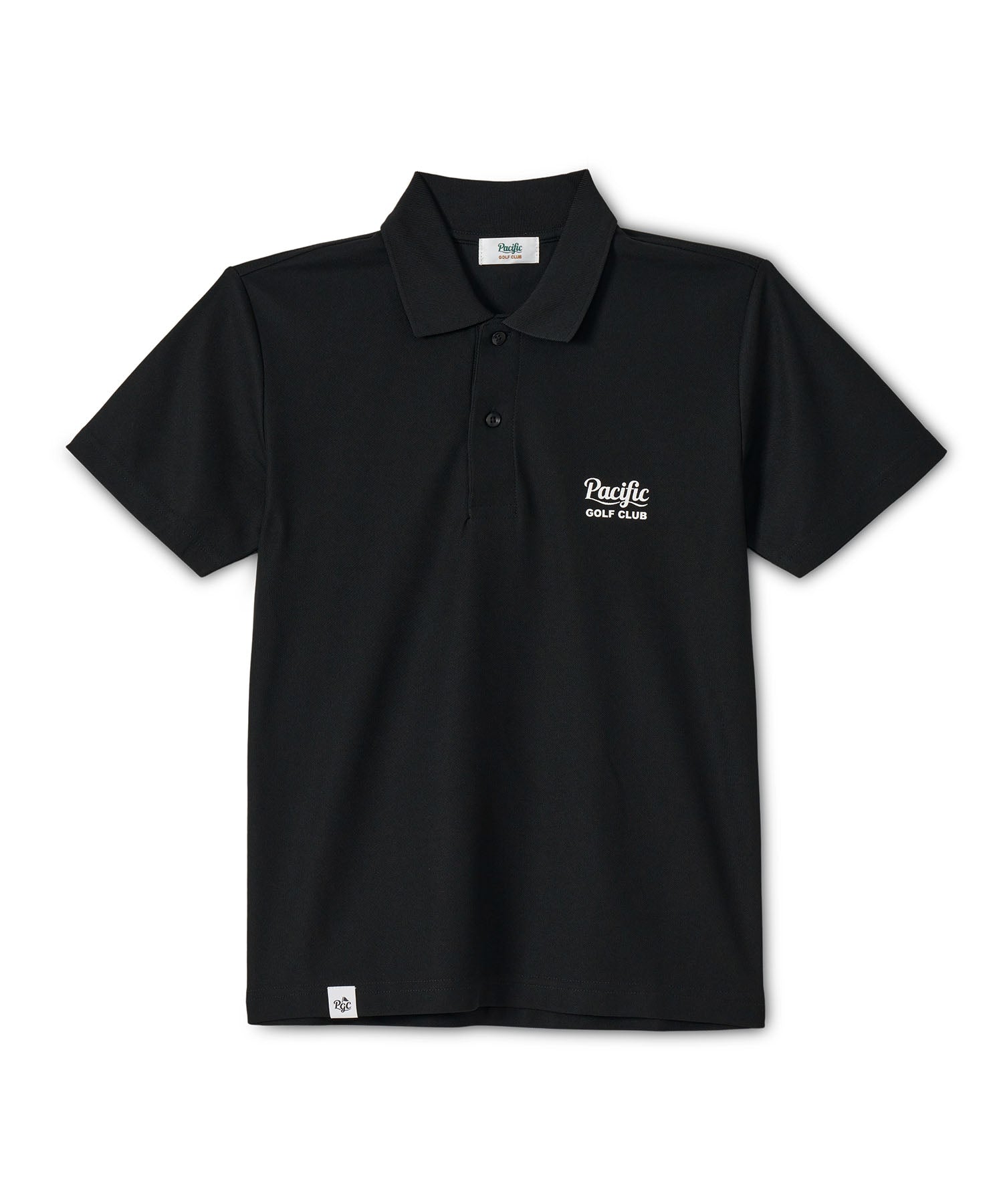 GOLF & HAMBURGER POLO SHIRT BLACK