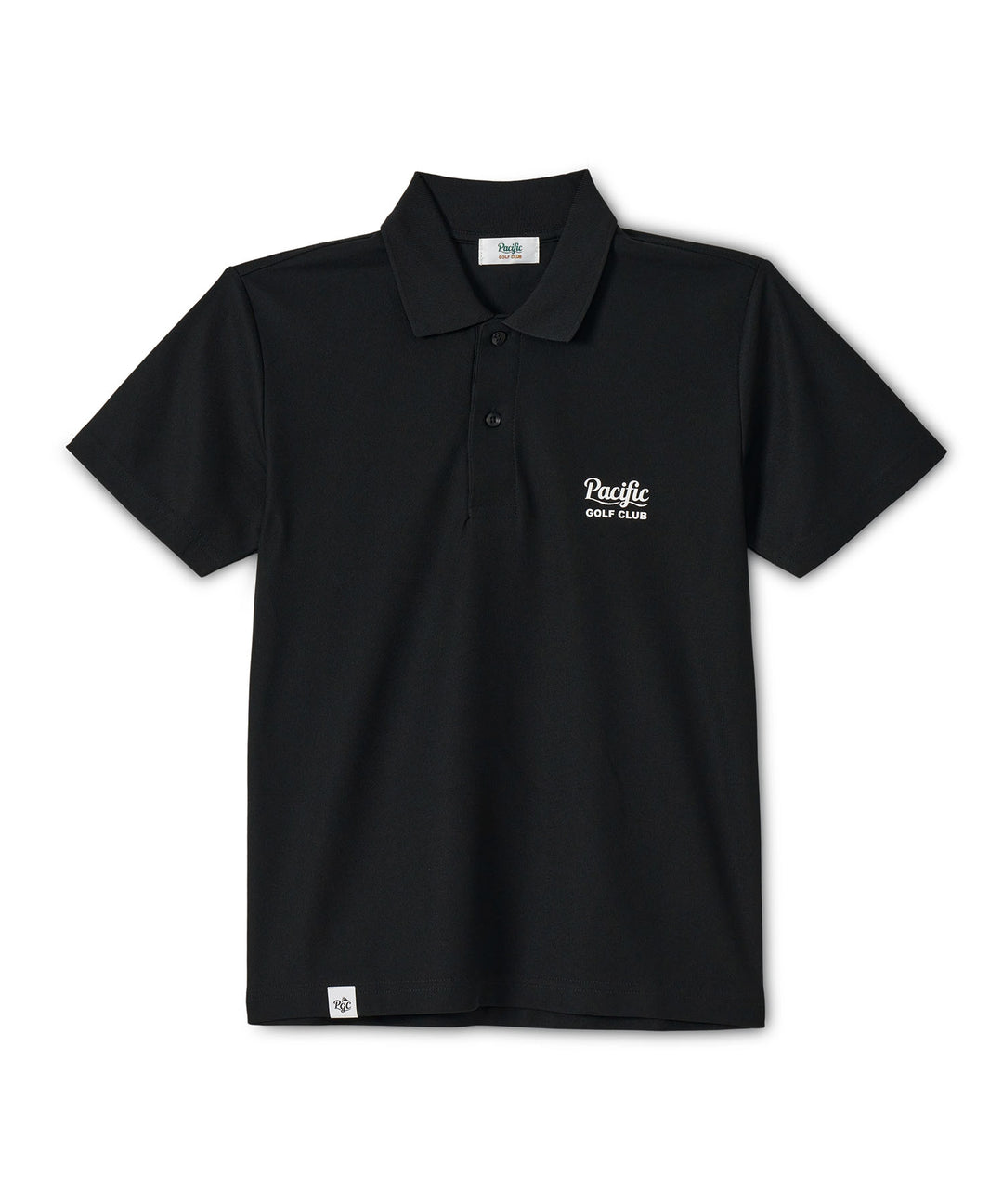 GOLF & HAMBURGER POLO SHIRT BLACK