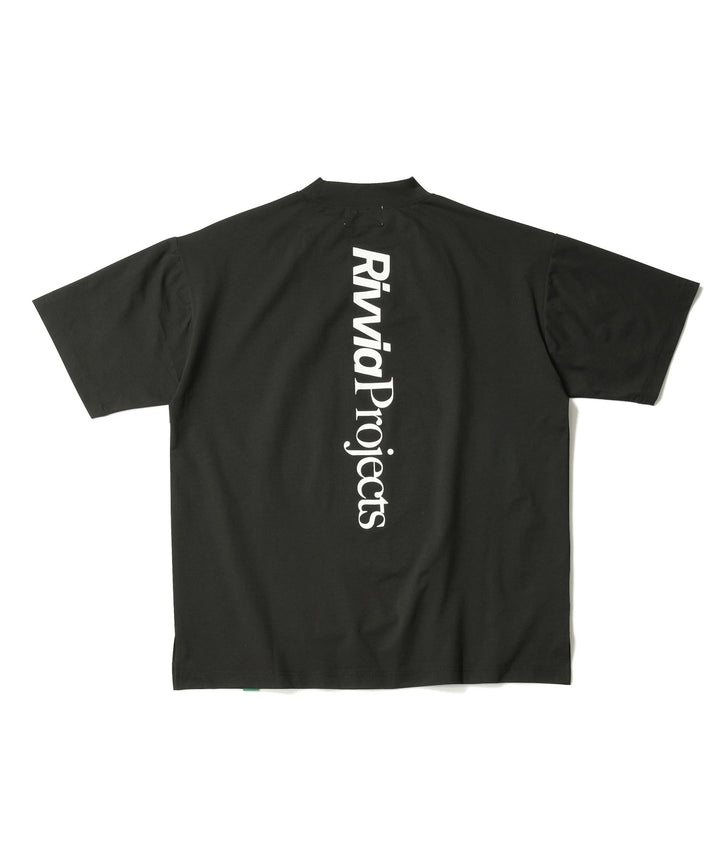 Rivvia Projects × PGC FLAG M/NECK RASH SS BLACK