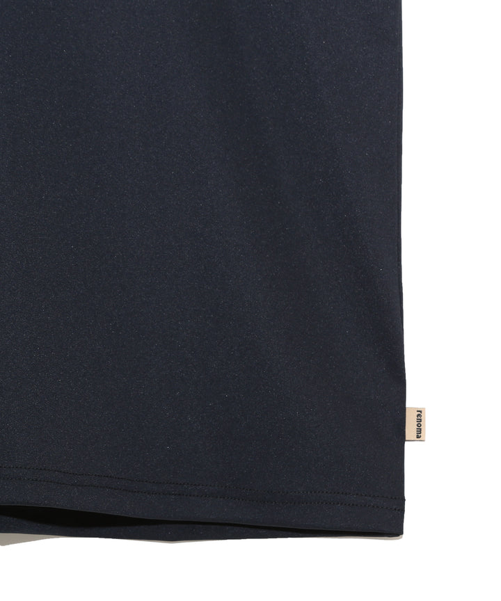 renoma golf × PGC SS MOCK NECK BLACK