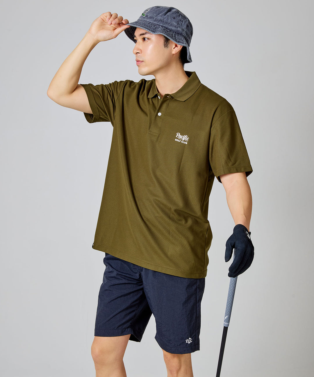 【MEN】GOLF & HAMBURGER POLO SHIRT