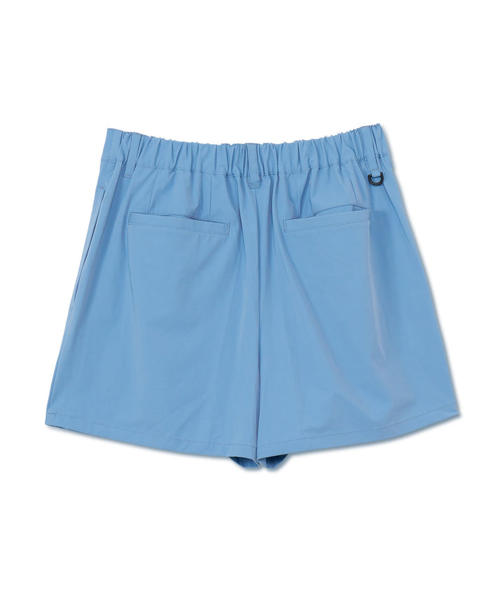 TUCK SHORT PANTS ASH BLUE