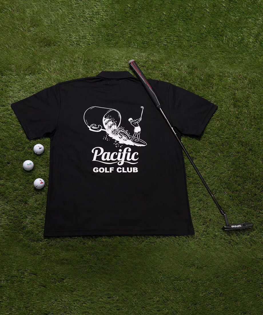 CUP & SURFER POLO BLACK