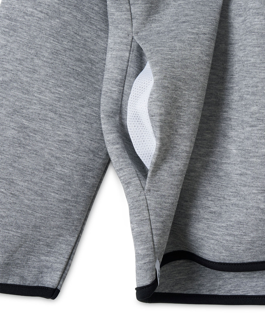 DOUBLE KNIT ZIP BLOUSON GRAY