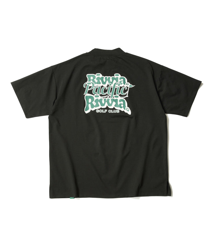 Rivvia Projects × PGC VV PGC M/NECK RASH SS BLACK