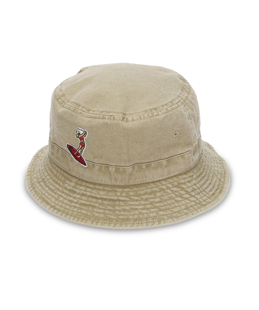 PGC CHARACTER WAPPEN BUCKET HAT BEIGE