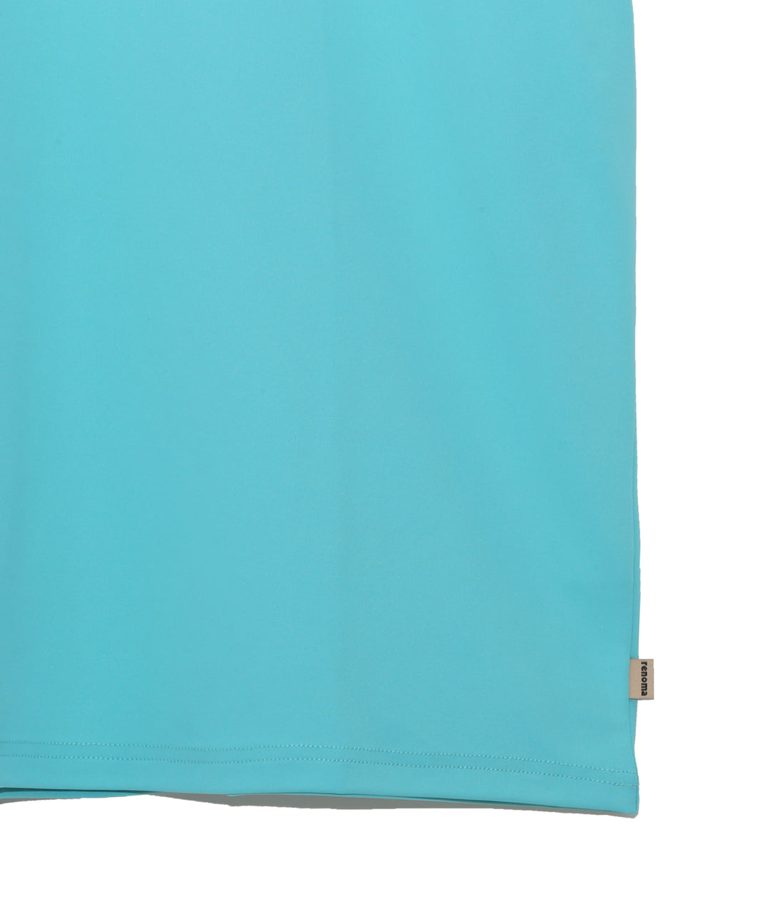renoma golf × PGC SS MOCK NECK BLUE