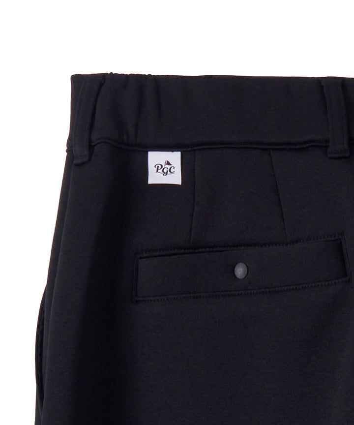DOUBLE KNIT LONG PANTS BLACK