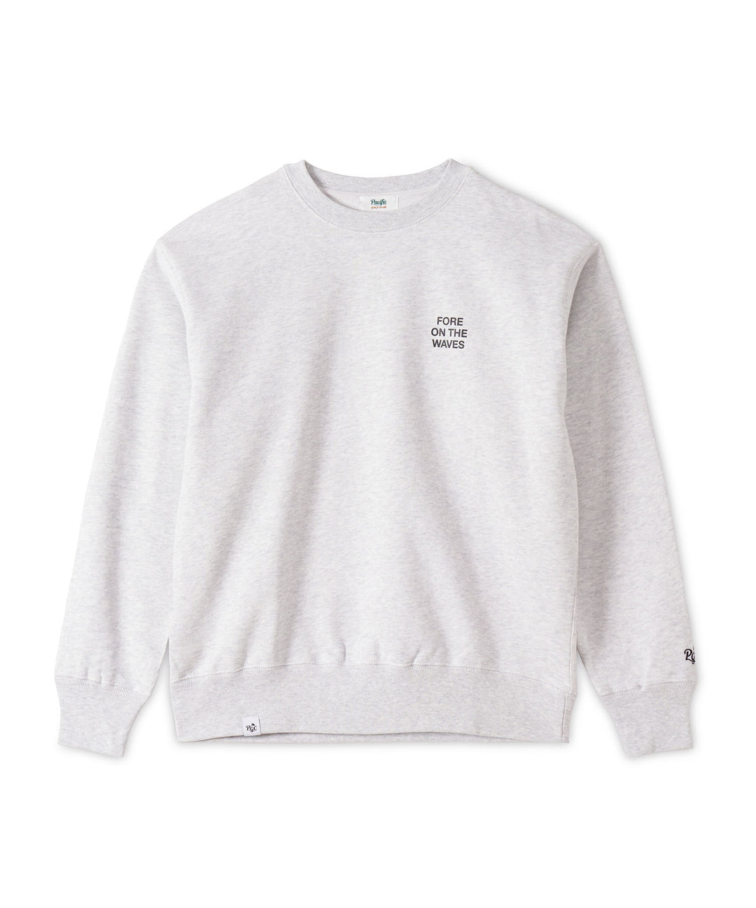 CUP & SURFER CREW-NECK SWEAT MIX GRAY